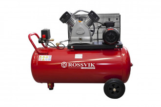 Компрессор поршневой ROSSVIK СБ4/С-200.LB40, 580л/мин,10бар, ресивер 200л, 380В/3кВт,RAL3001красный