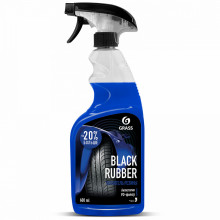 Чернитель резины, полироль шин Black Rubber 600мл GRASS