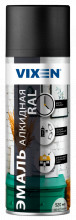 Эмаль Vixen черная матовая универсальная VX-10905