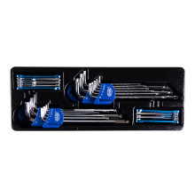 Набор шестигранных и Torx ключей 4 комплекта в ложементе LICOTA, ACK-384008