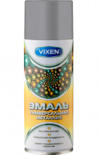 Эмаль Vixen металлик серебро универсальная(аэрозоль) 520мл