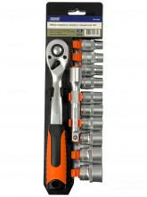 Набор торцевых головок + трещотка 1/2