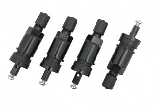 Комплект вентилей TPMS-02B черный под датчик