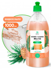 Мыло жидкое хозяйственное с маслом кедра (флакон 1000 мл)GRASS