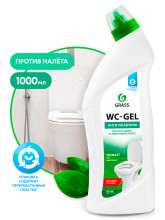 Чистящее средство WC- Gel 1л для сантехники для ванной кухни унитаза от ржавчины GRASS