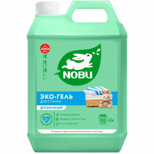 Экогель для стирки с кондиционером Nobu 2в1 Baby 2л